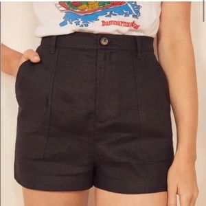 Reformation Linen Shorts Size 8